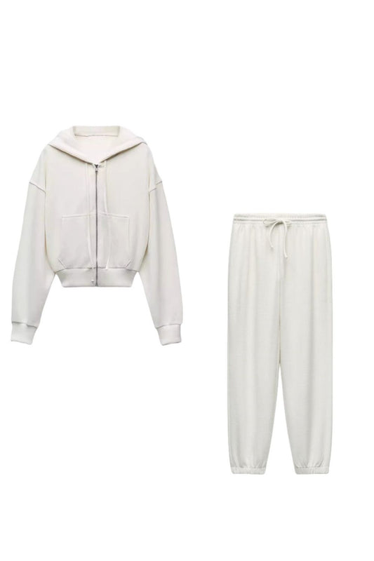 'Isabelle' Zip-Up Pullover Sweater & Pants(Sold Separately)
