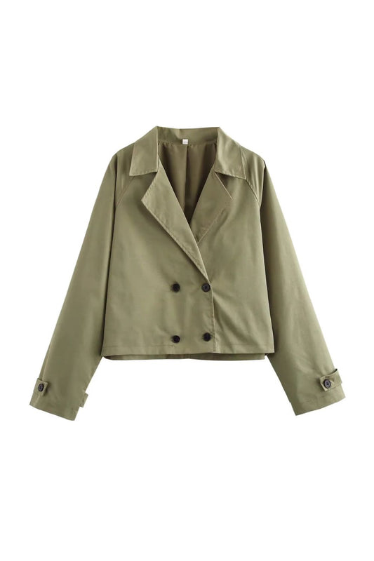 'Genesis' Short Sleeve Aviator Jacket