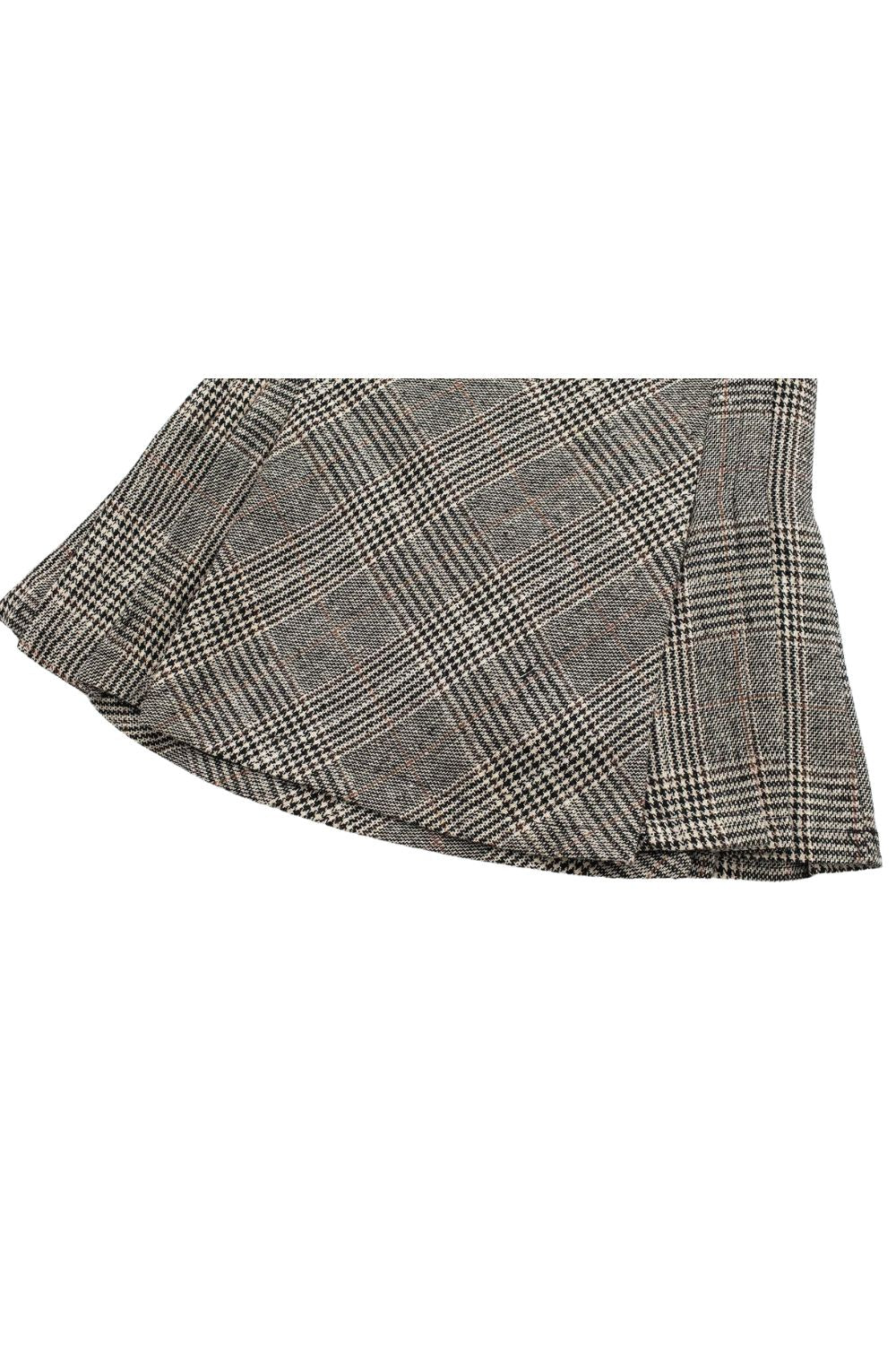 'Elizabeth' Plaid Suit Jacket & Skirt Set  (Sold Separately)