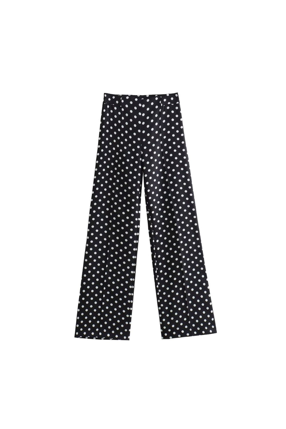 ‘Amelia’ Polka Dot Blazer & High-Waist Pants Suit Set (Sold Separately)