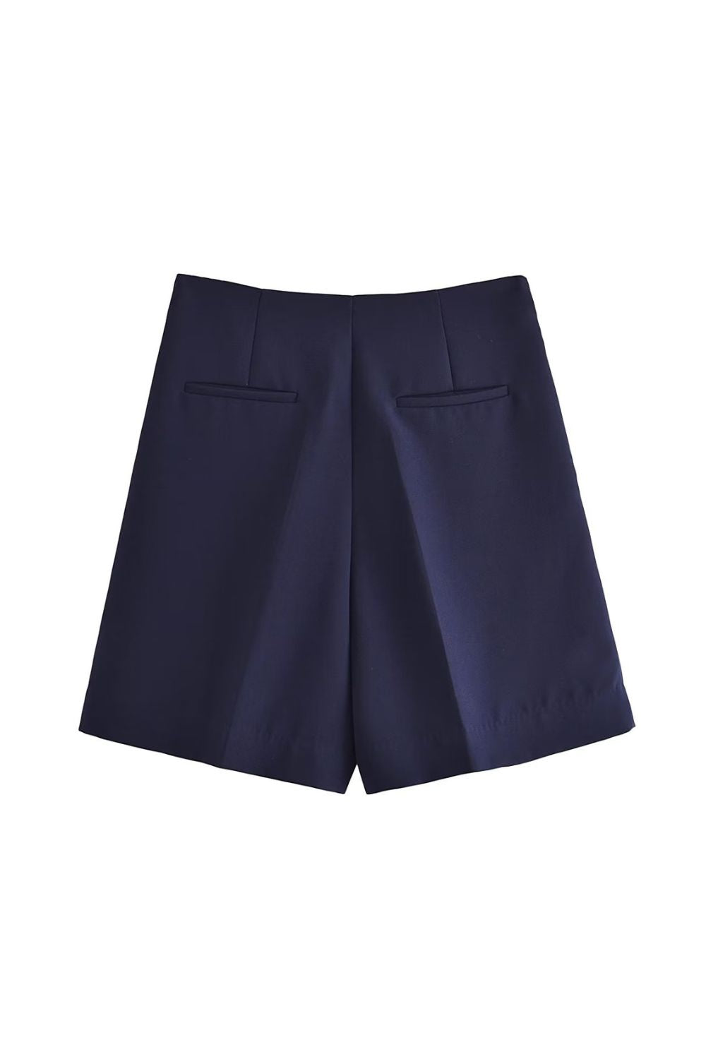 ‘Layla’ Gold-Buttoned Blazer & High-Waist Shorts (Sold Separately)