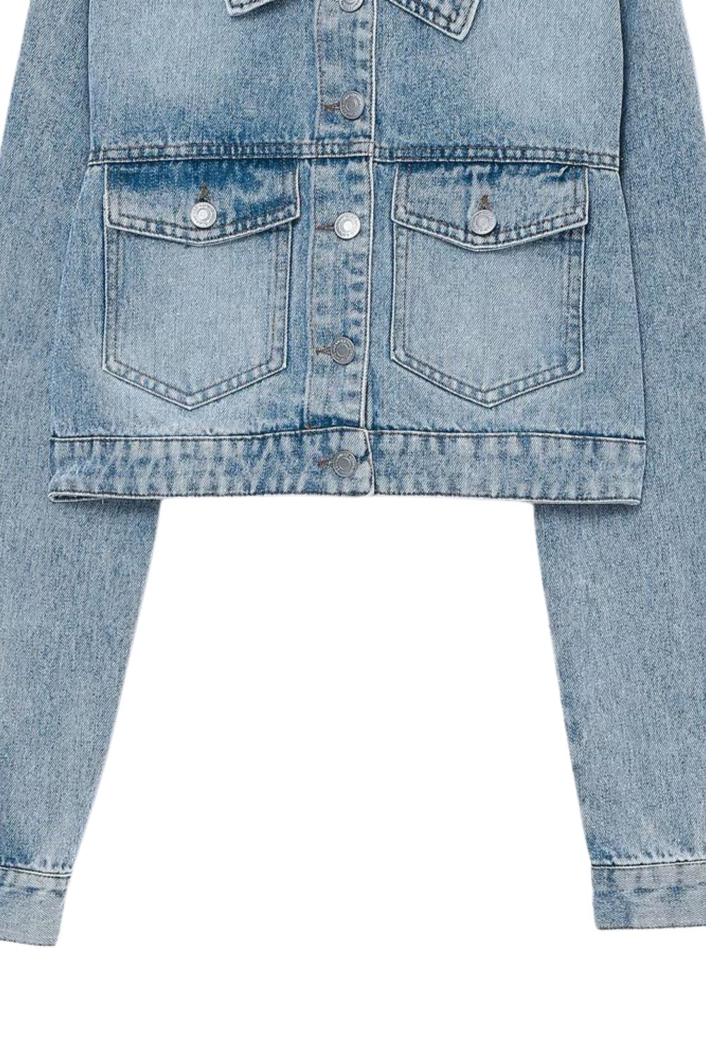 ' Jordan'  Collared Long-Sleeve Denim Jacket
