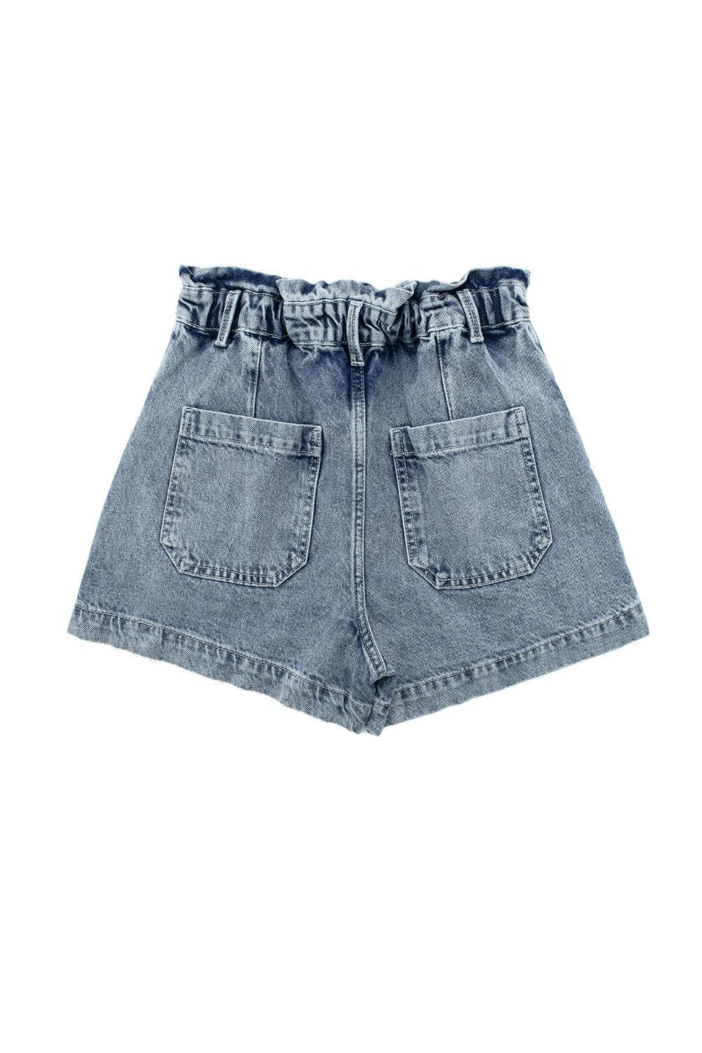 ' Daniel ' Denim Vest & High-Waist Shorts Combo (Sold Separately)