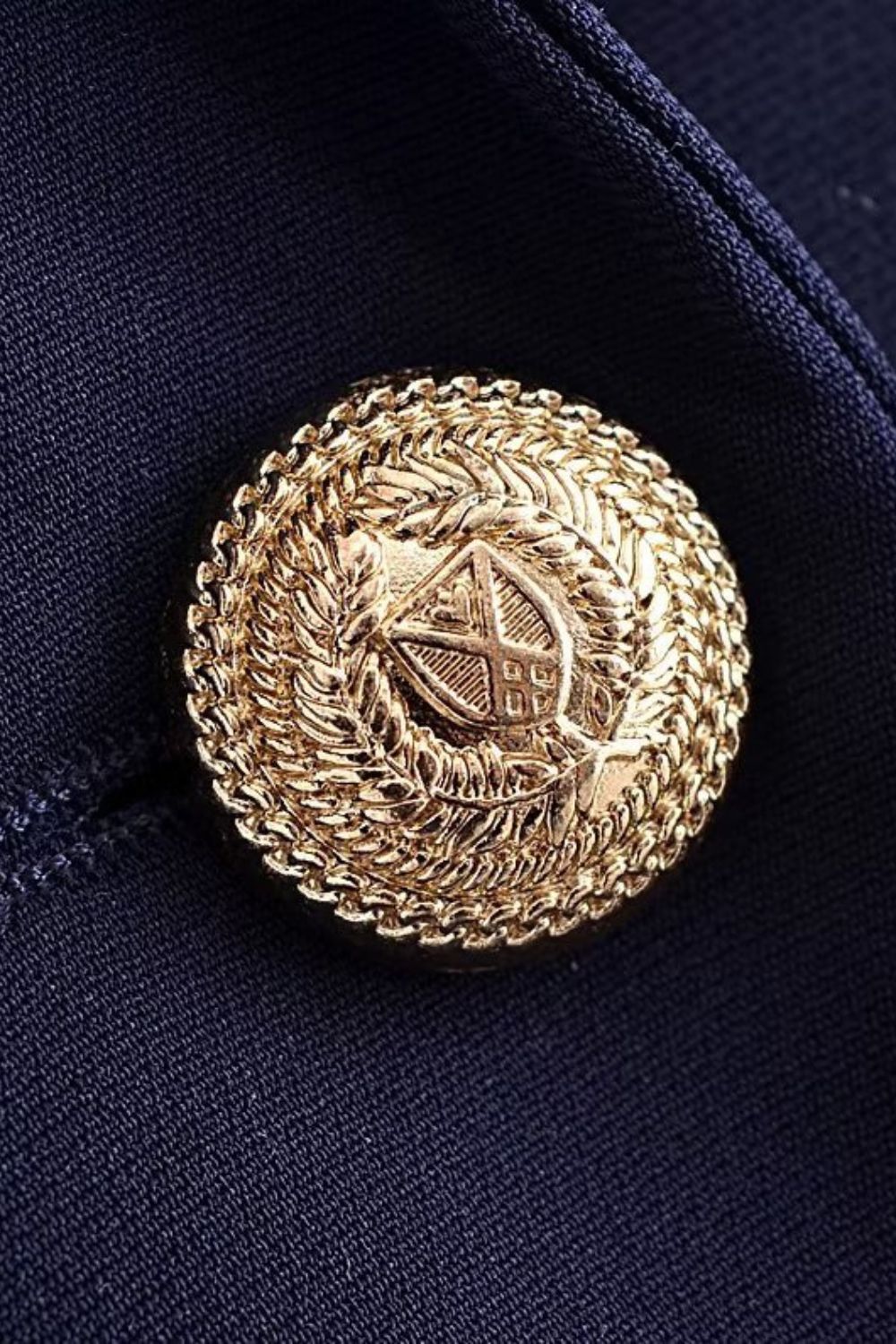 ‘Layla’ Gold-Buttoned Blazer & High-Waist Shorts (Sold Separately)