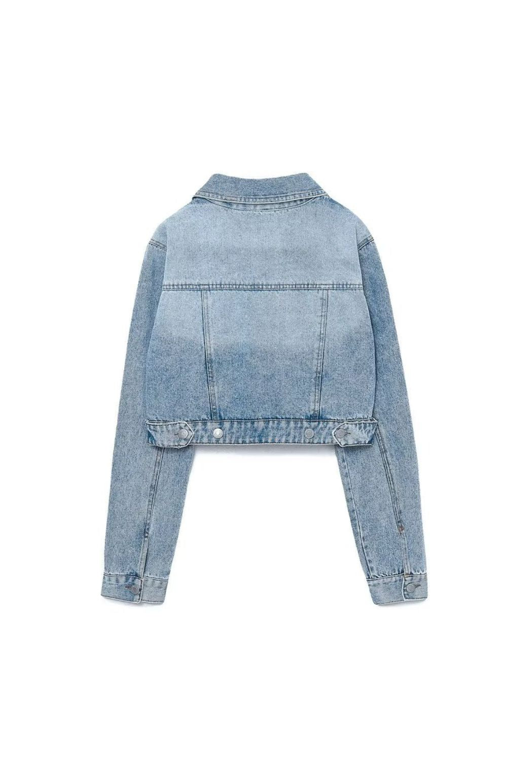 ' Jordan'  Collared Long-Sleeve Denim Jacket