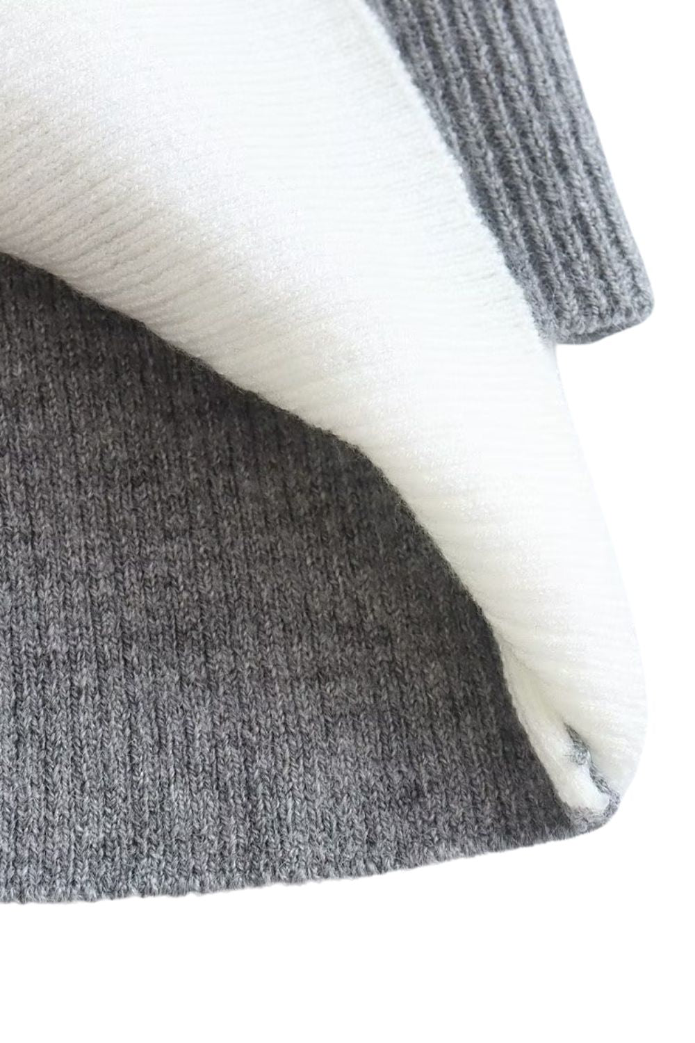 'Bella'Faux Two-Piece Knit Top