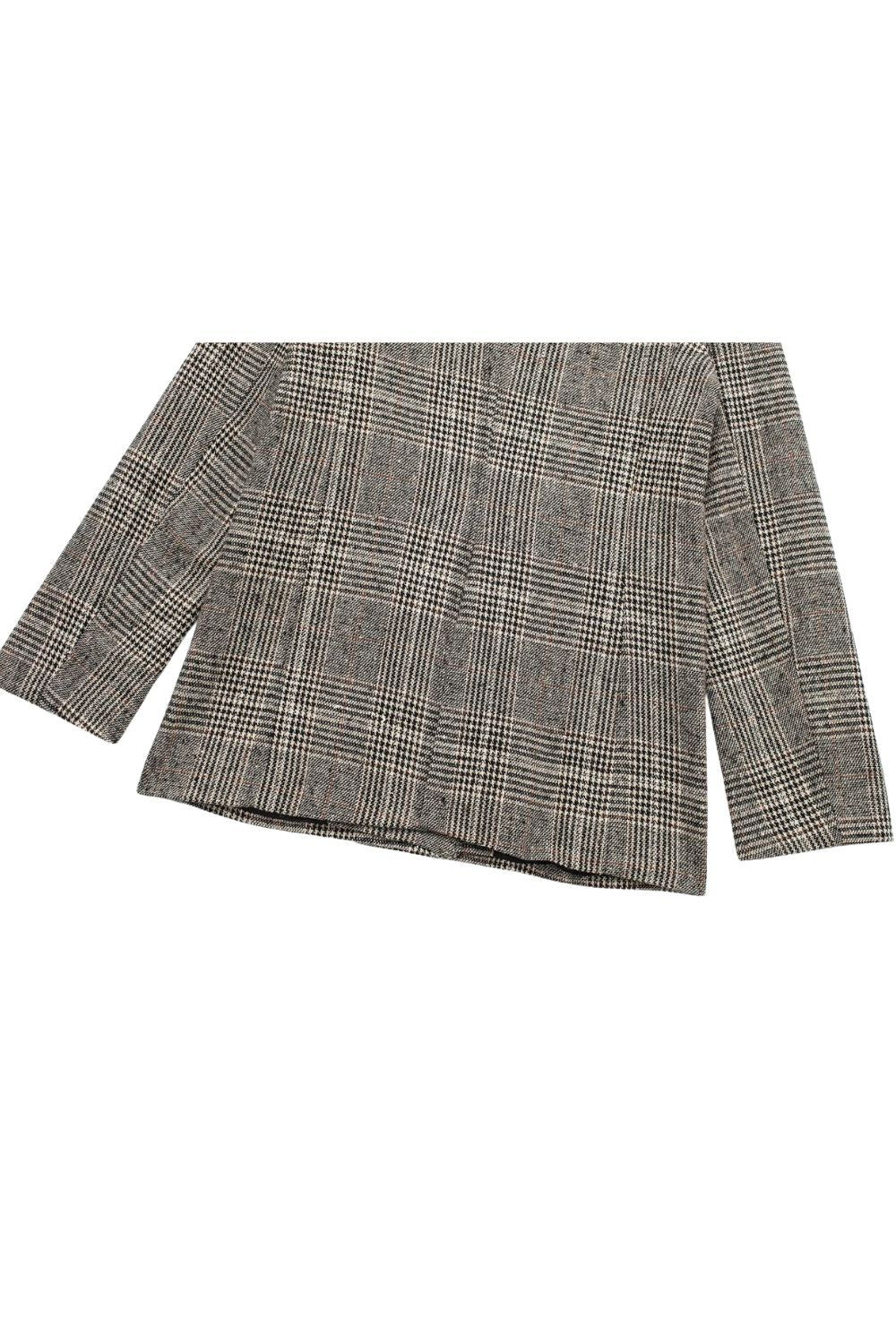 'Elizabeth' Plaid Suit Jacket & Skirt Set  (Sold Separately)