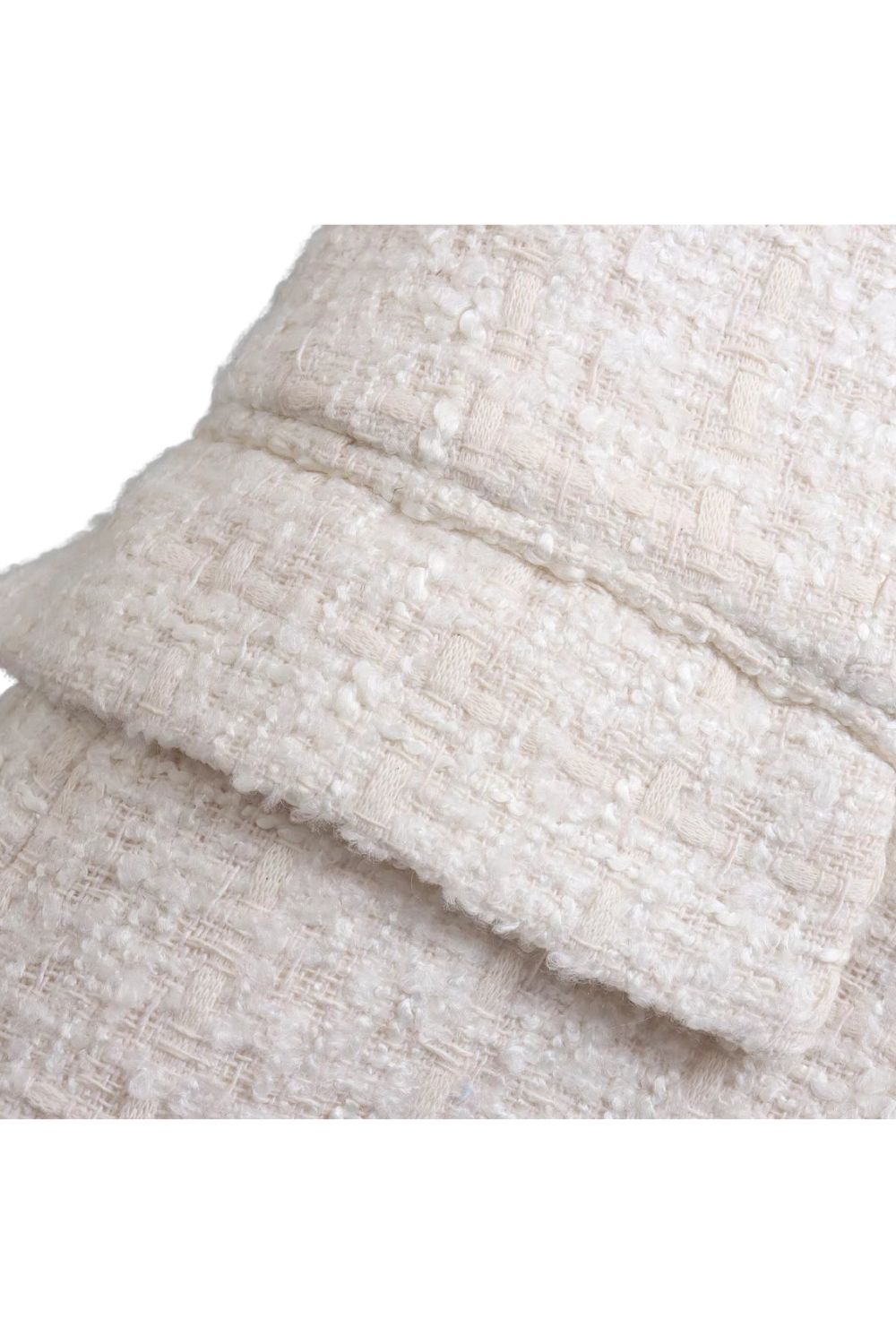 'Stella' Textured Double-Breasted Suit Jacket