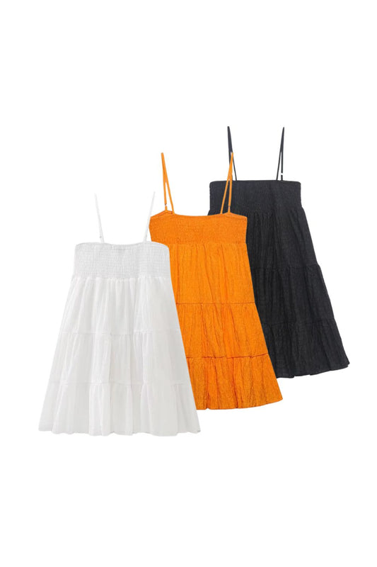 'Stella'  Backless Strapless Textured Dress