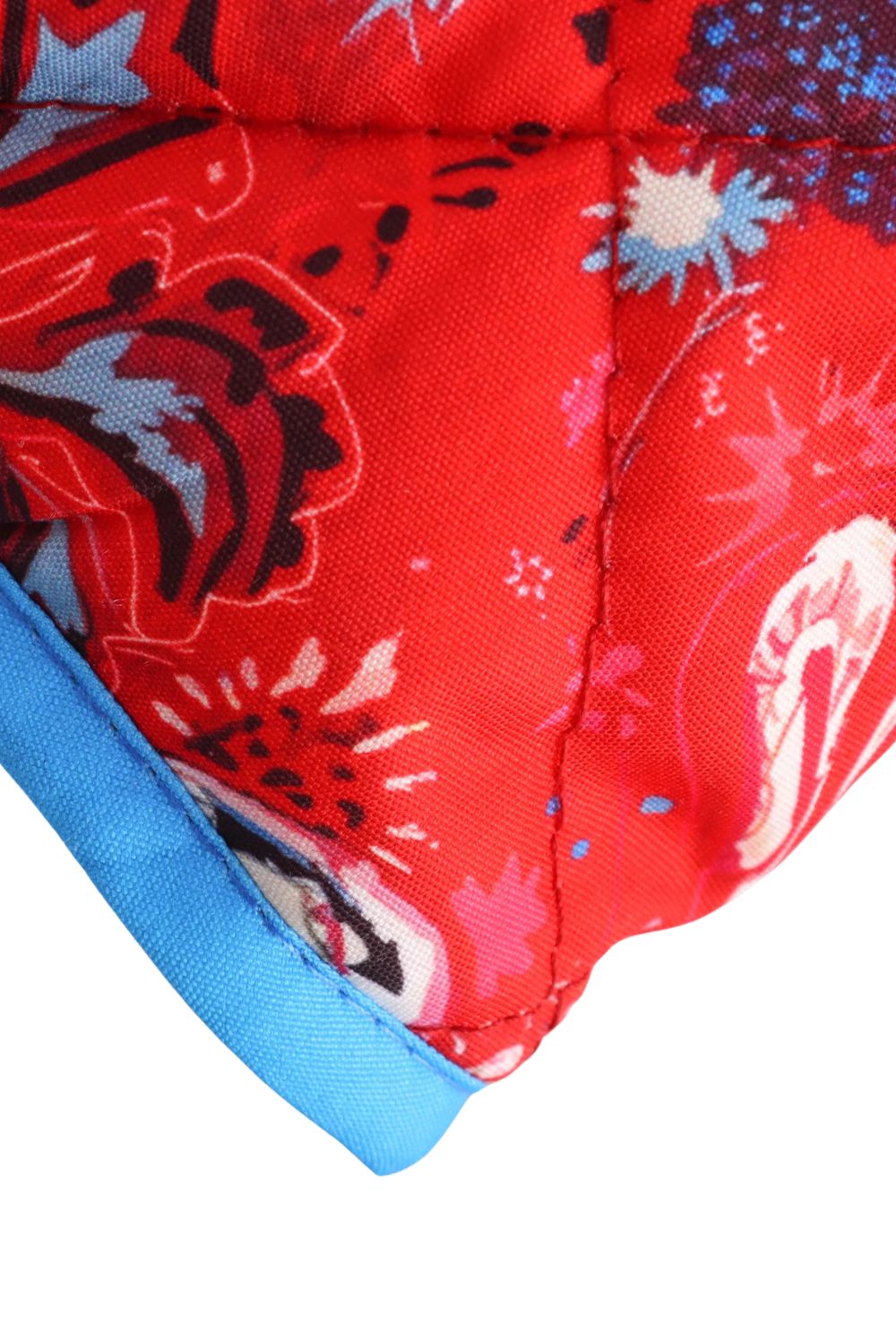 'Dagmara'  Printed Short-Sleeve Cotton Jacket