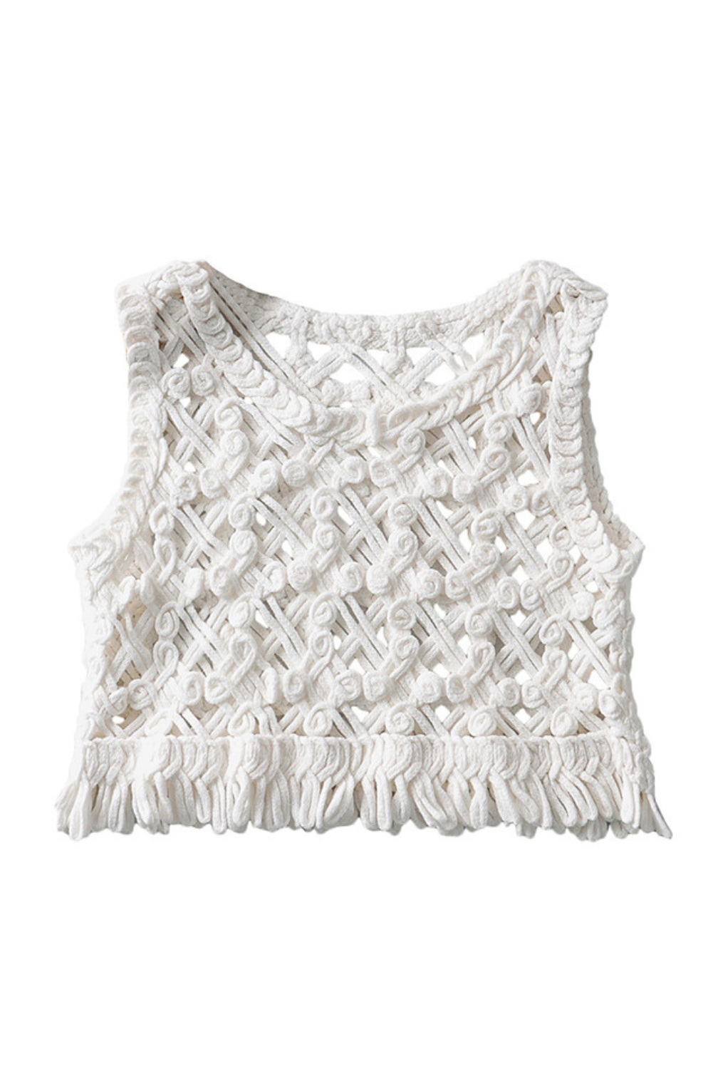 'Una' Crochet Boho Style Top #168258