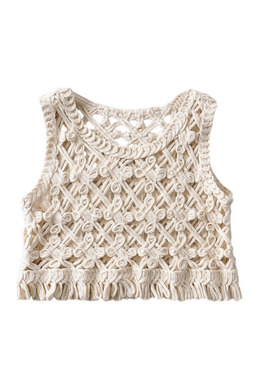 'Una' Crochet Boho Style Top #168258