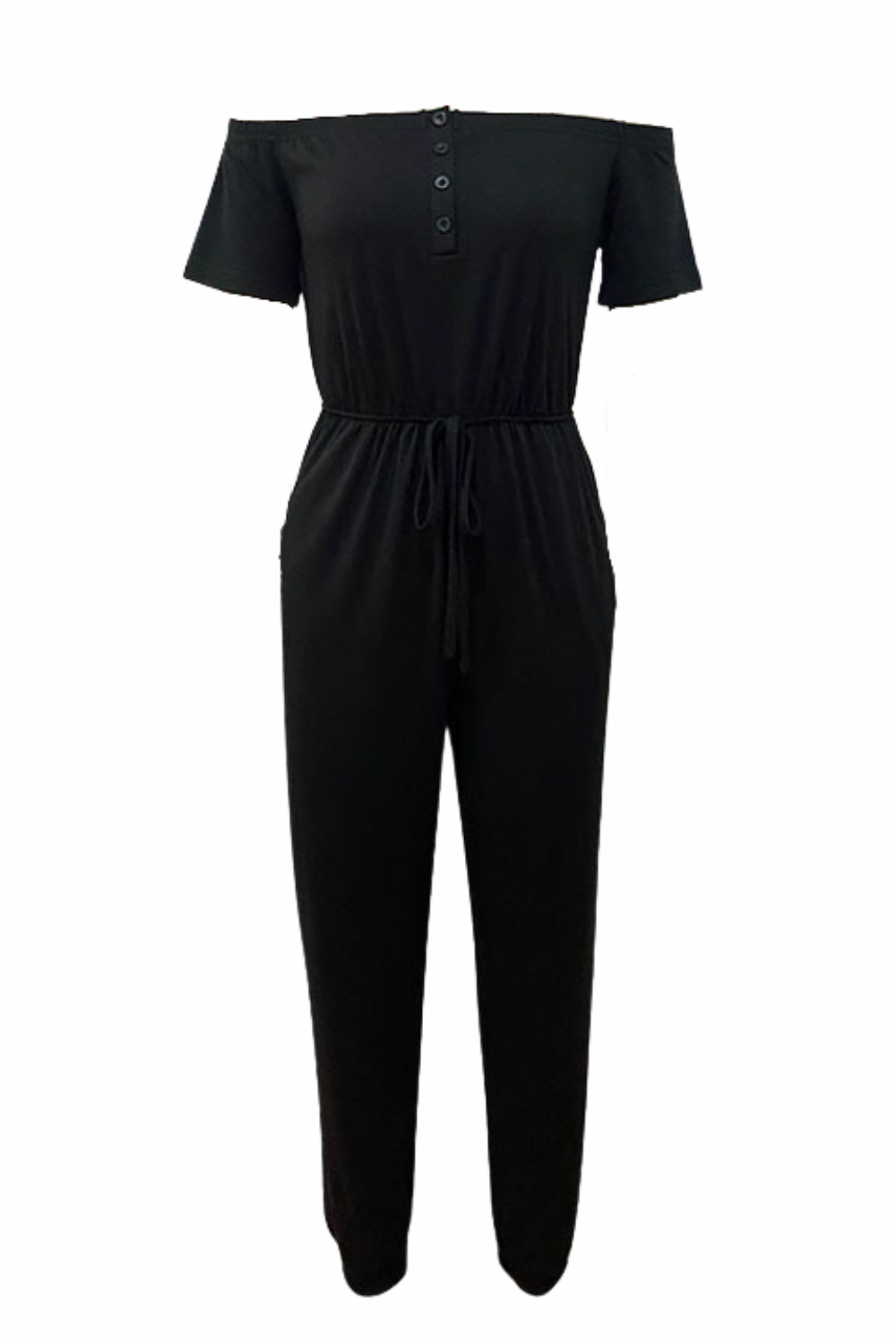 'Cecily' Off-Shoulder Jumpsuit #167767