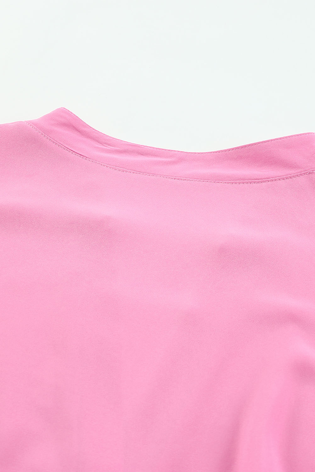 'Yuri' Plus Size Notched Neck Half Sleeve Blouse