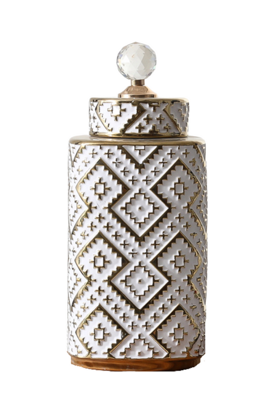 'Heloise' Ceramic Home Decor Storage Jar (3 Styles)