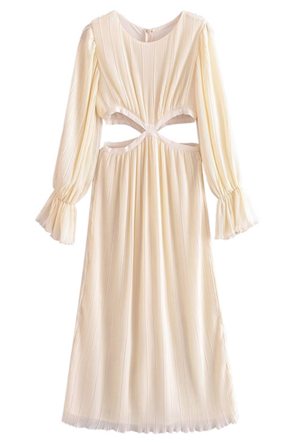 'Winnie' Chiffon Cut out Waist Dress