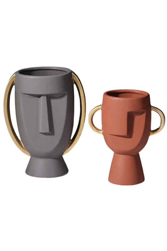 'Tova' Nordic Face Vase Home Decor (2 styles)
