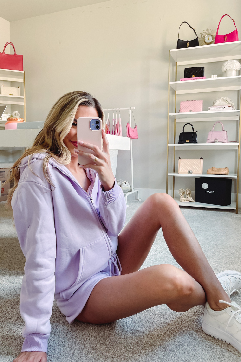 'Debby' Hooded Cardigan Two-Piece Set (6 colors)