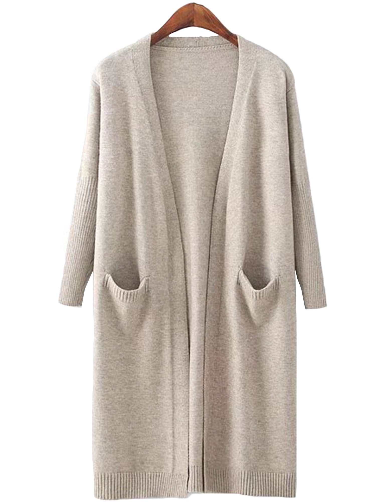 'Carrie' Open Wrap Pocket Long Cardigan – Goodnight Macaroon